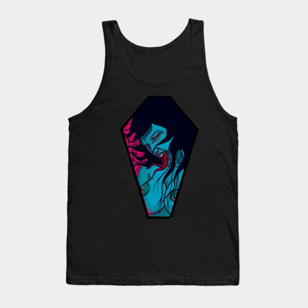 Coffin Hag Scream Tank Top by HagAttack